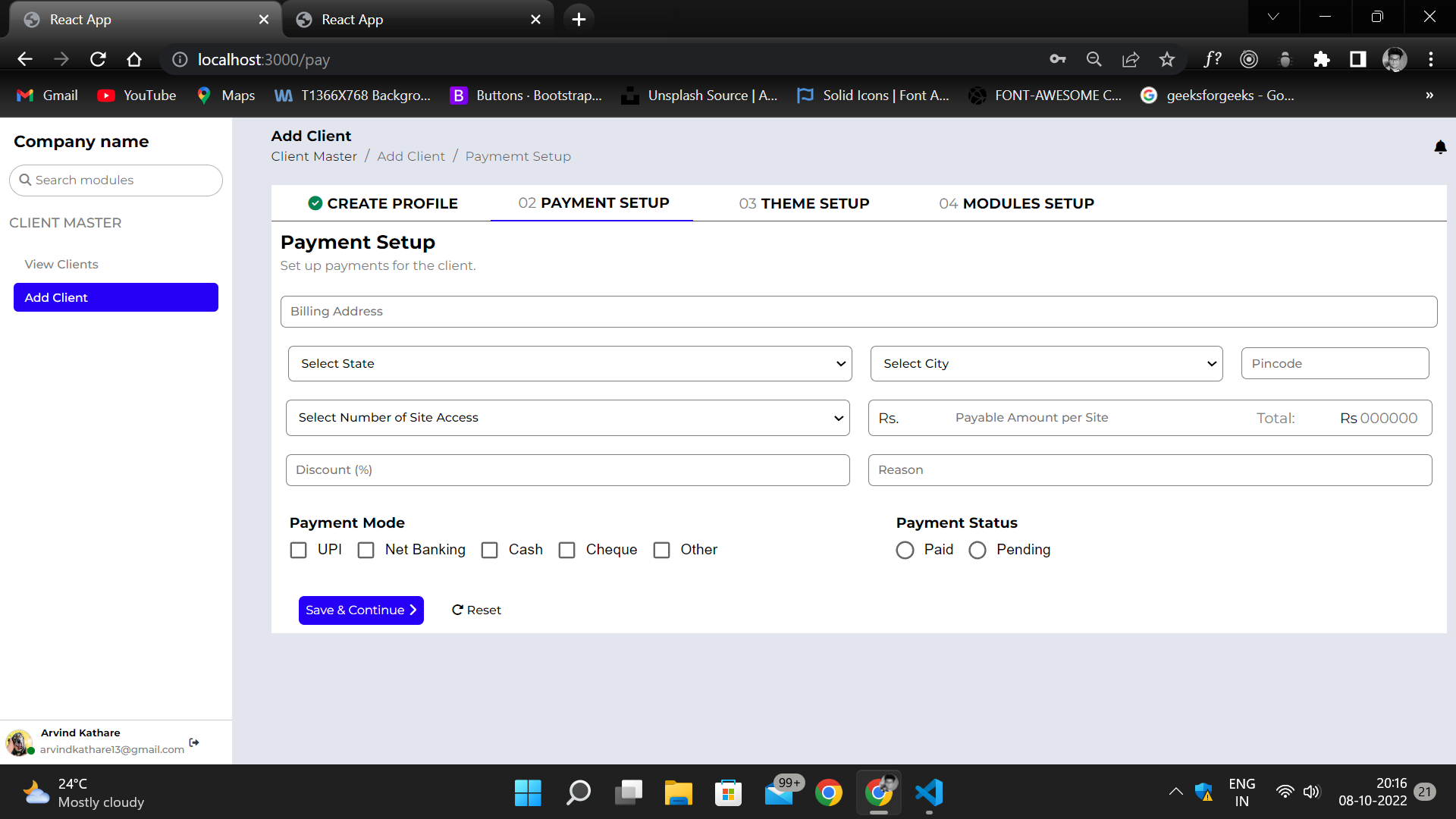 GitHub - monty13kathare/Dashboard