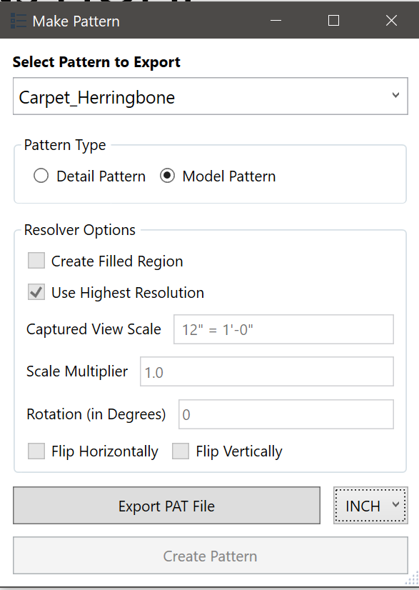 Unable to use Make Pattern Tool · Issue 1360 · pyrevitlabs/pyRevit