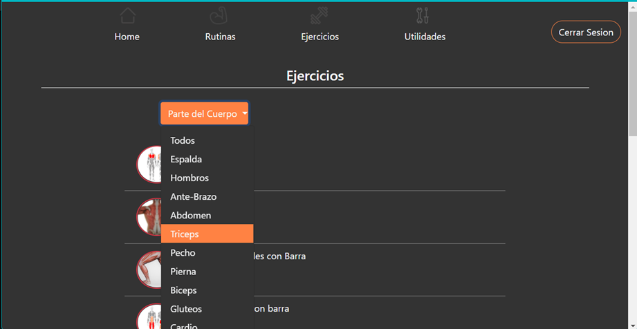 GitHub - LUISOCE14/gymRoutine · GitHub