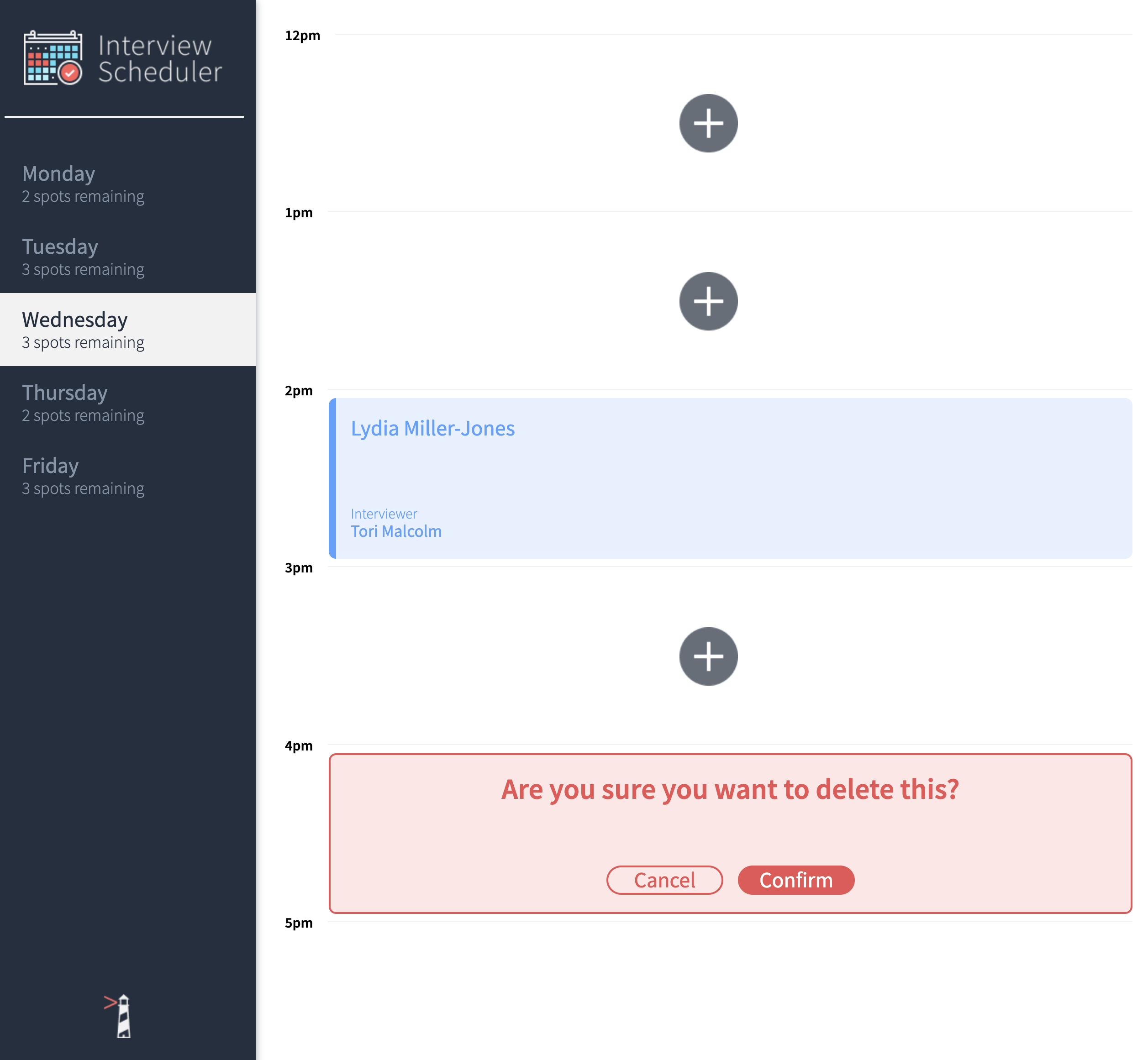 GitHub - rgladue/scheduler: Interview Scheduler App built with ReactJs