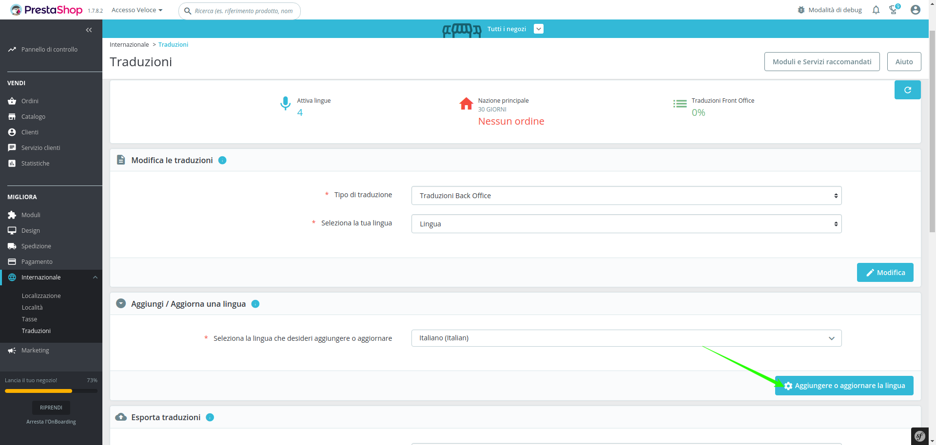 prestashop 1.7.8.2 does not change the language in admin · Issue #27523 ...