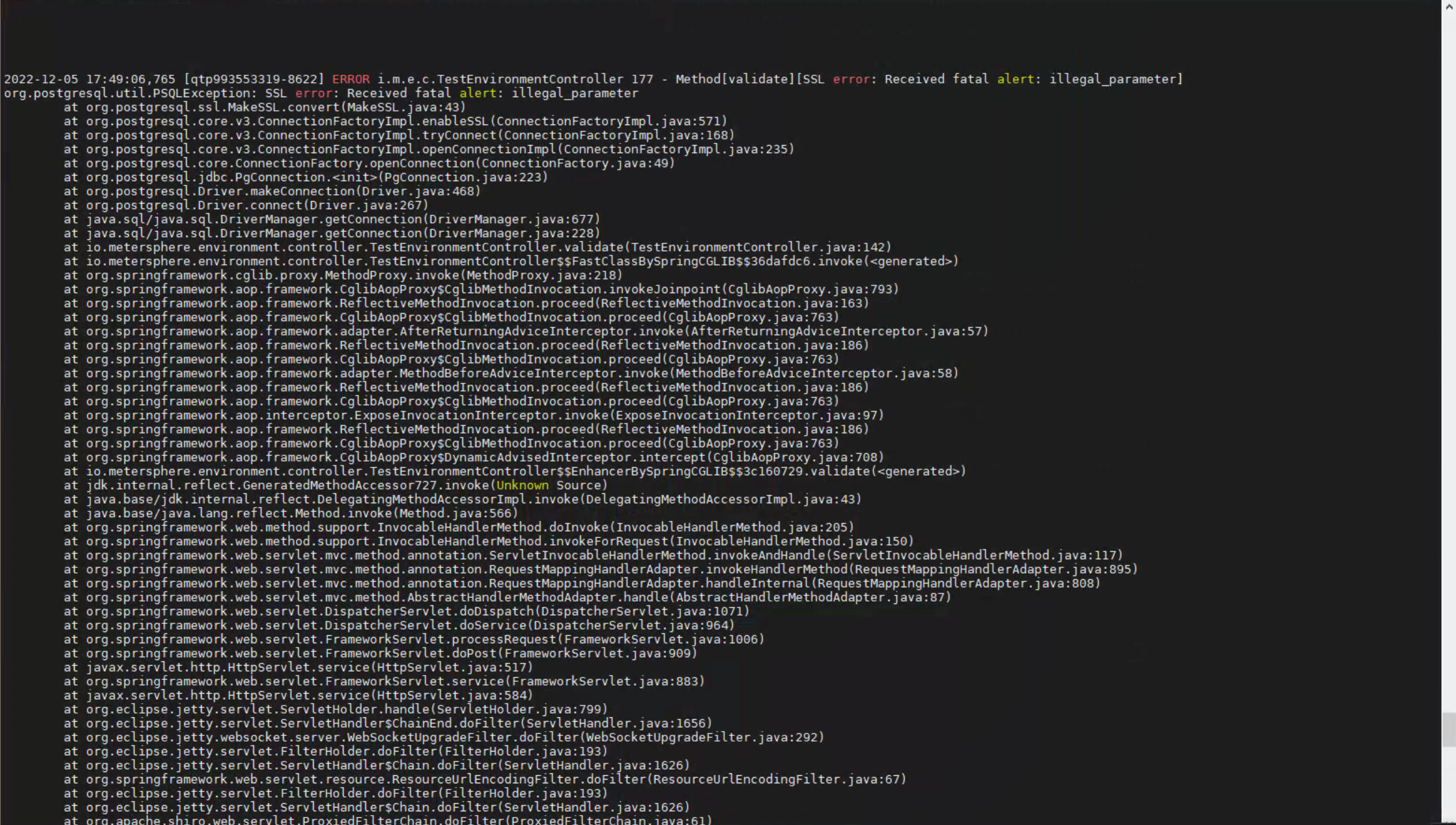 [BUG] PGSQL 连接报错 · Issue #20435 · metersphere/metersphere · GitHub