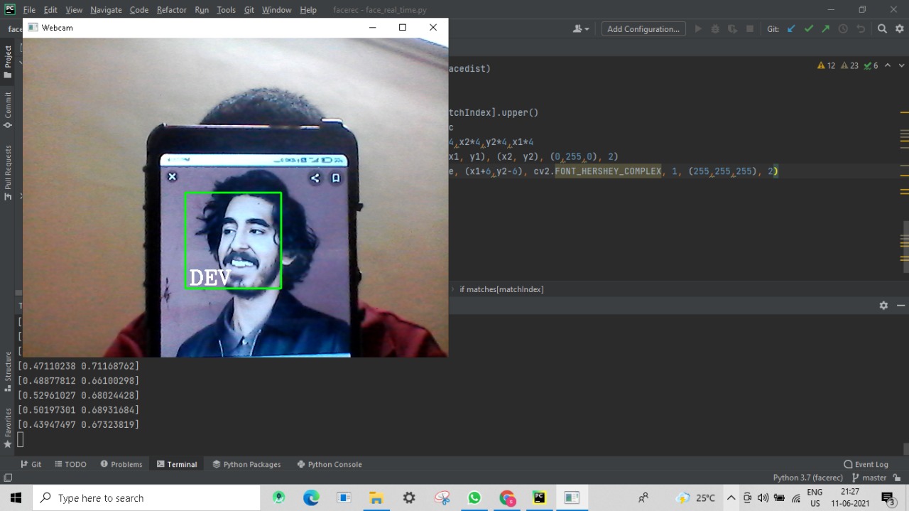 GitHub - VivekSinghDS/Face-Recognition: Implemented face recognition ...