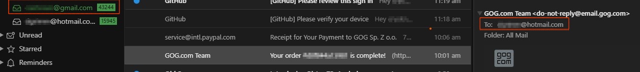 MailSpringHotmailGmailBug