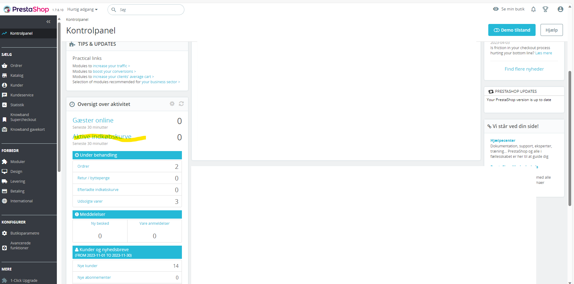 Error 500 when clicking on active baskets or baskets issue 34510
