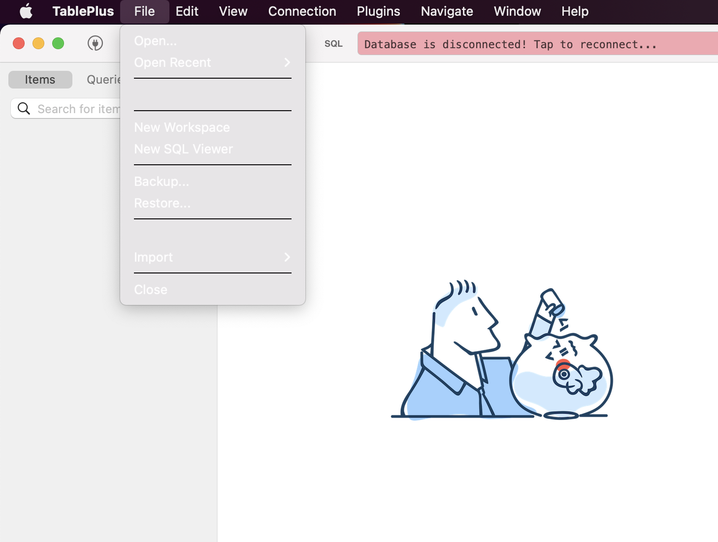 Weird menu background on MacOS · Issue #2604 · TablePlus/TablePlus · GitHub