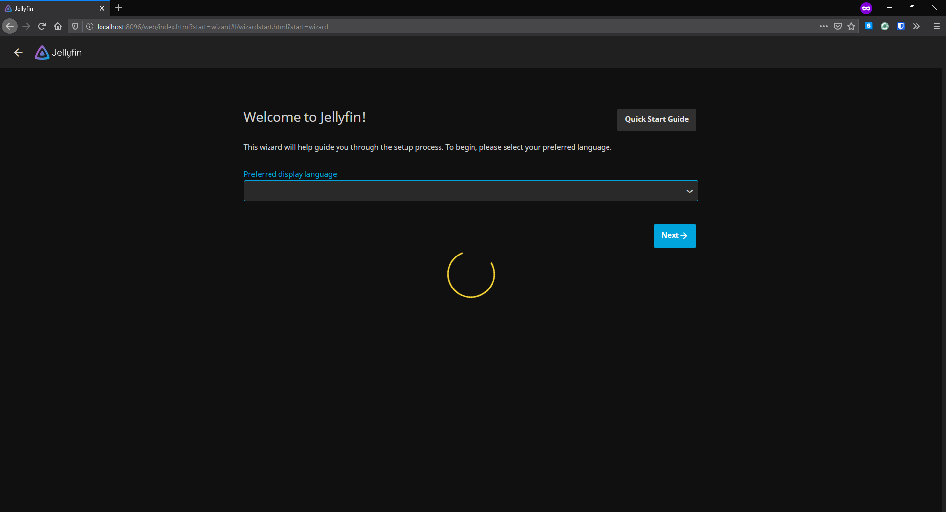Start wizard doesn't show languages on Jellyfin nightly · Issue #3328 ...