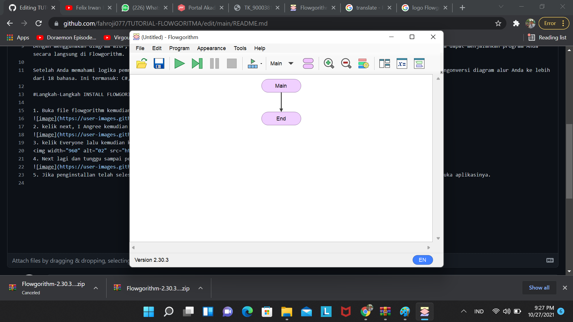 GitHub - fahroji077/TUTORIAL-FLOWGORITMA