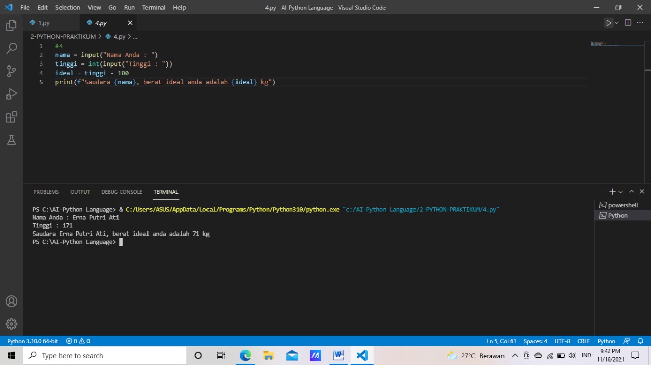 GitHub - Rimafahrana/tugas-praktikum-python-II