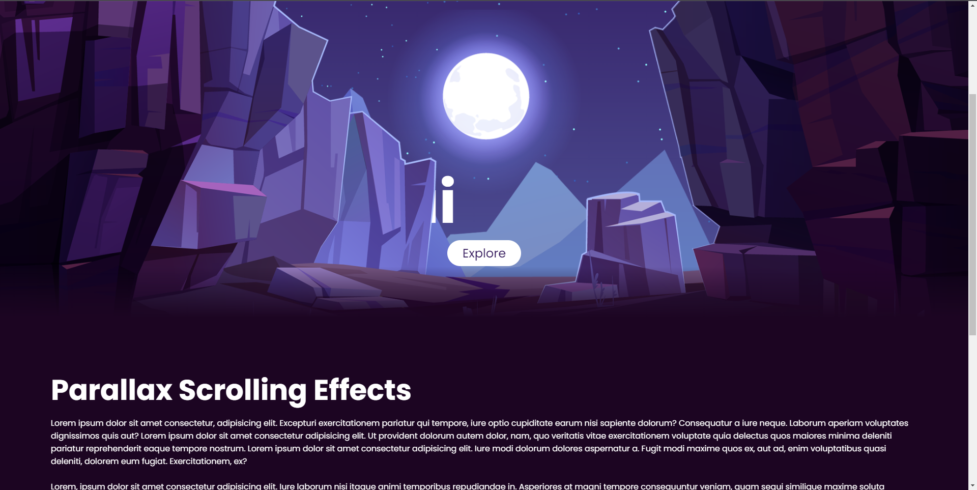 GitHub - AndreDenadai/Parallax-Scrolling-Website: Website using ...