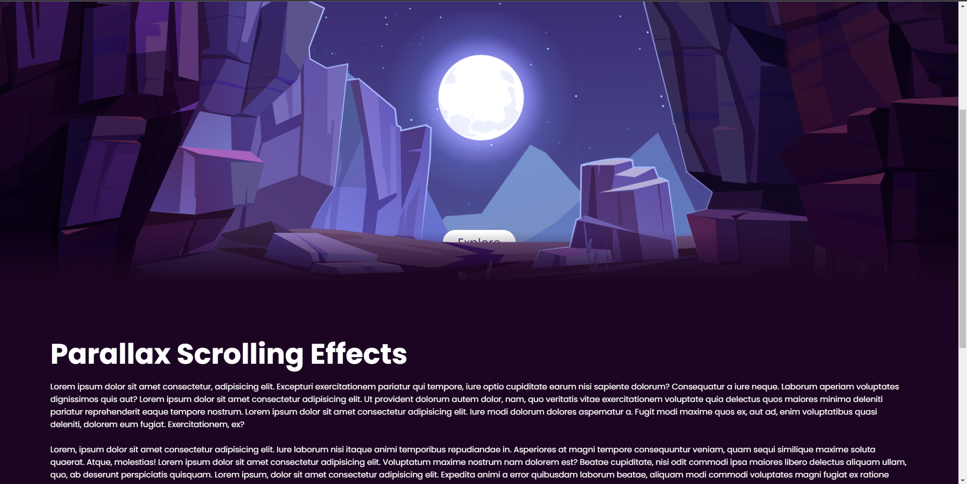 GitHub - AndreDenadai/Parallax-Scrolling-Website: Website using ...