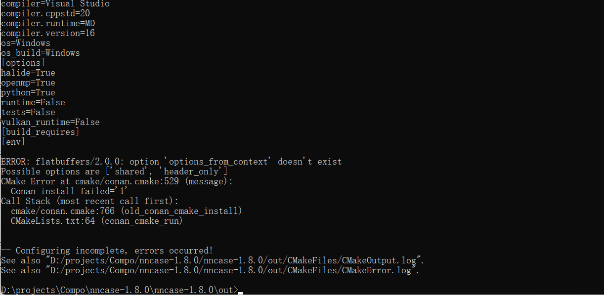 can not build nncase · Issue #676 · kendryte/nncase · GitHub