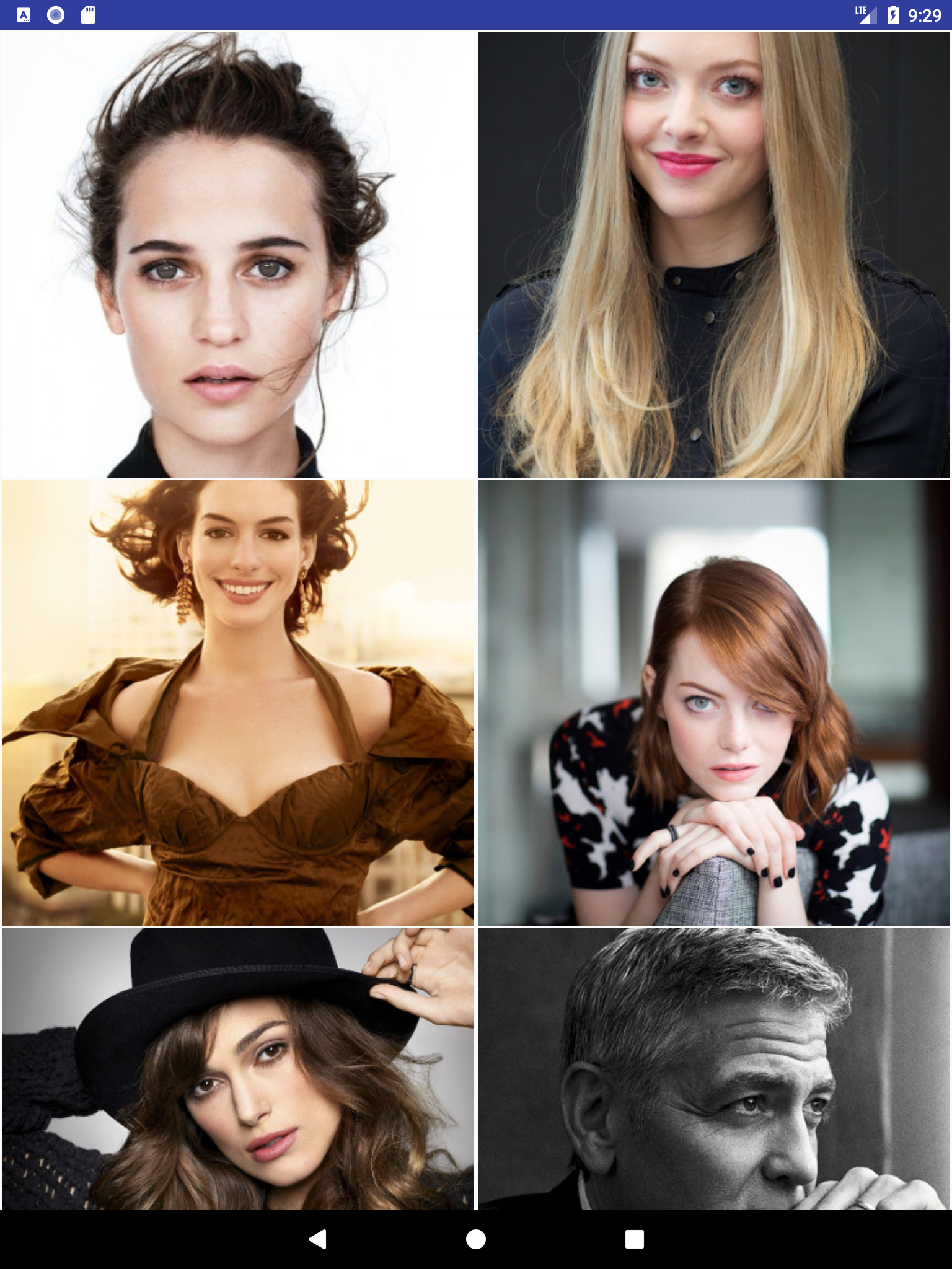 Главный экран в портретном режиме