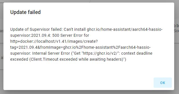 Unable to update supervisor - system is not healthy · Issue #3274 ...