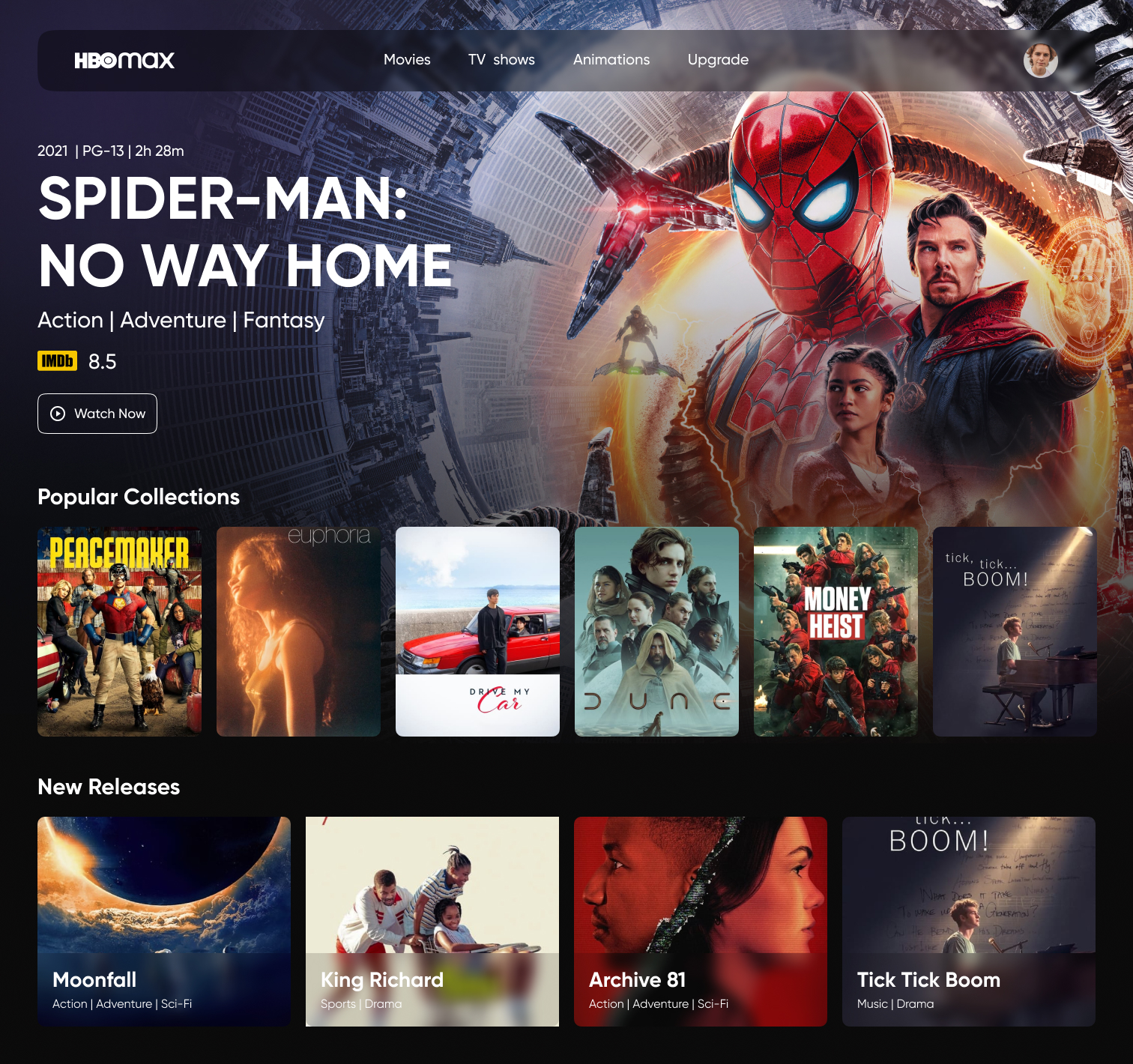 GitHub - JonathanGLopes/HBO-Max-Redesign