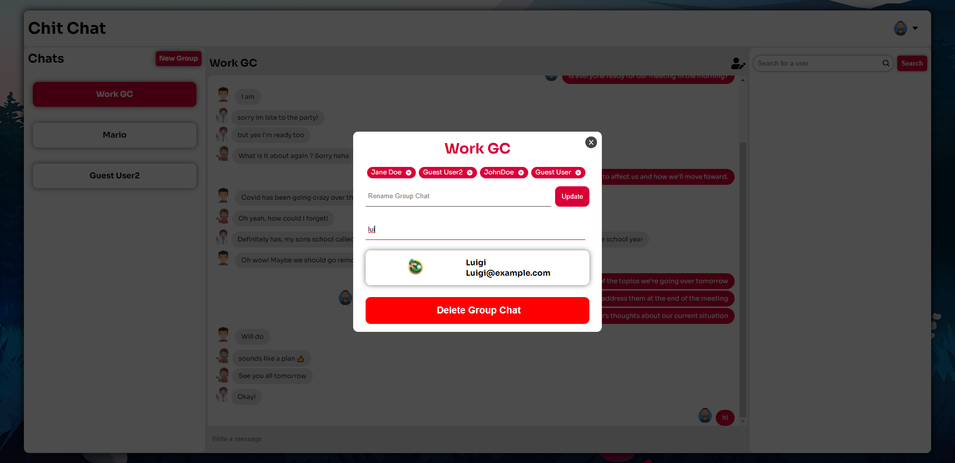 GitHub - VictorMMartinezJr/MERN-Chat-App: Chat app built with MongoDB ...