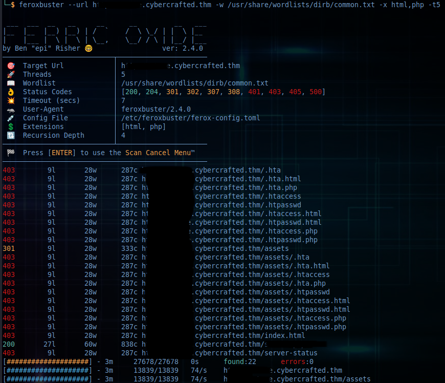 walkthroughs/cybercrafted.md at main · Dood3/walkthroughs · GitHub