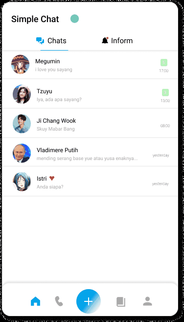 GitHub - reowicaksono/simplechat: practice to improve my concept for ...