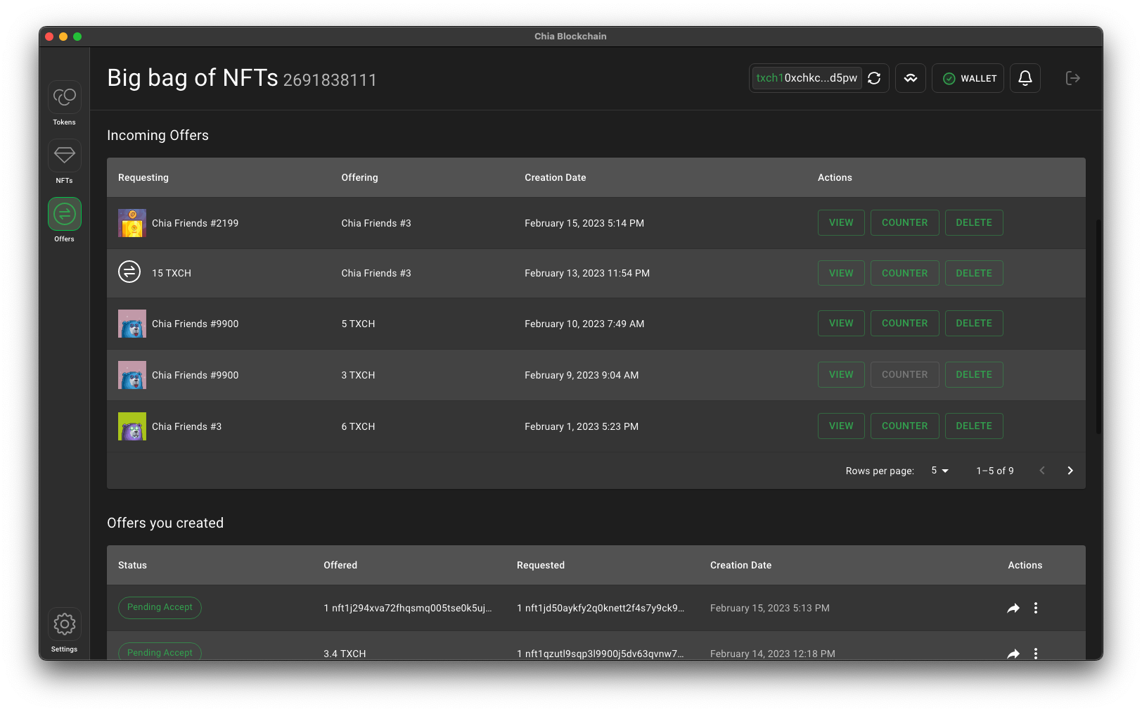 [Bug] NFT for NFT offer notification shows up in the offer maker's ...