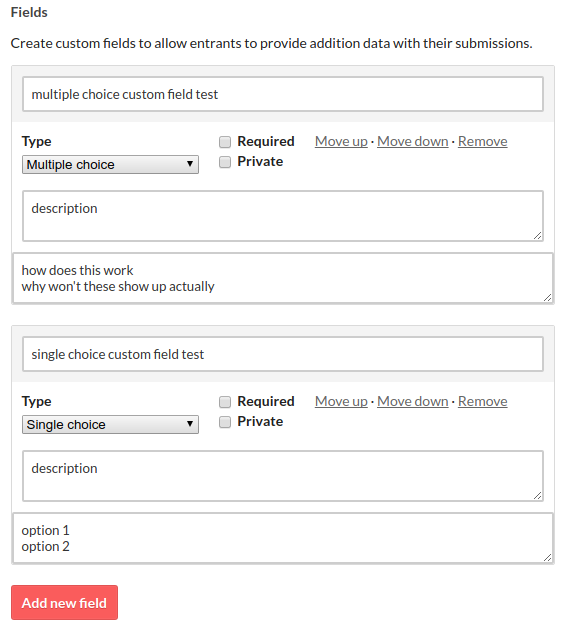 Single / Multiple choice Custom Fields' labels are invisible in a jam's ...