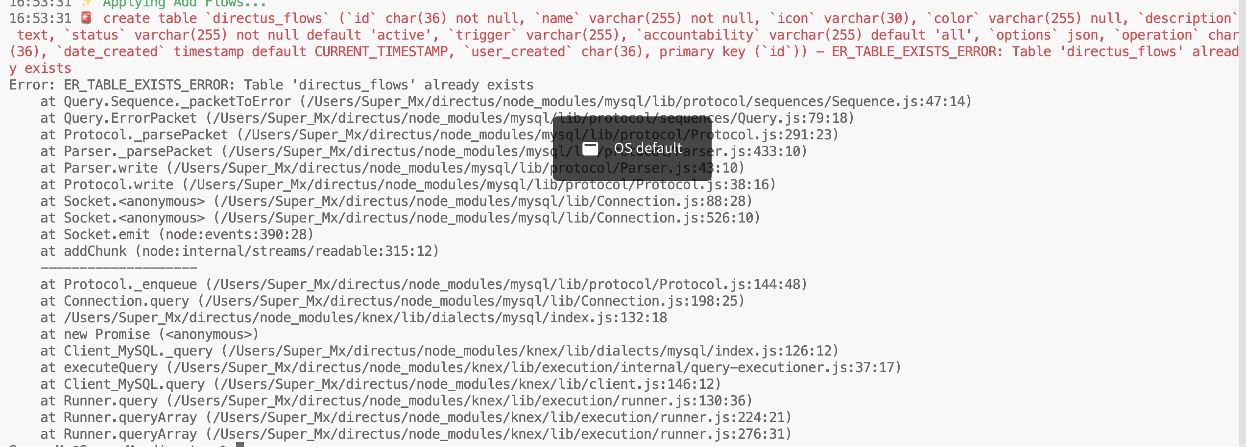 Directus error on database migration to 9.12.0 · Issue #13703 ...