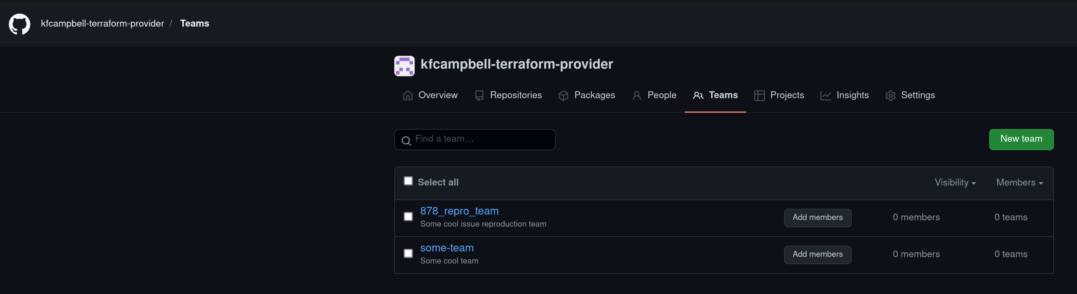 Integration terraform provider github Auth Doesn t Work resource Can