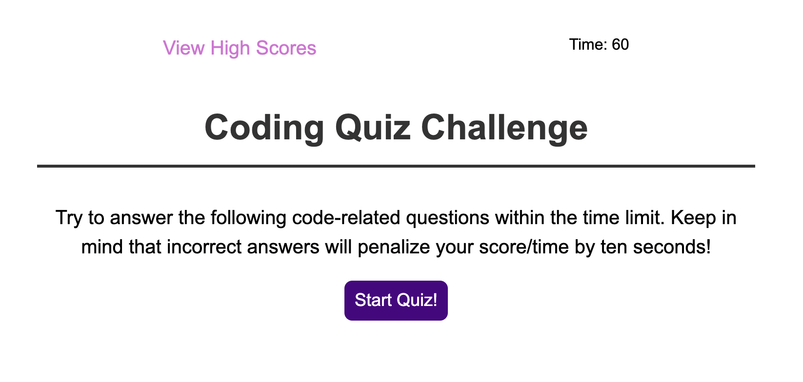GitHub - wangjiayususan/code-quiz-New
