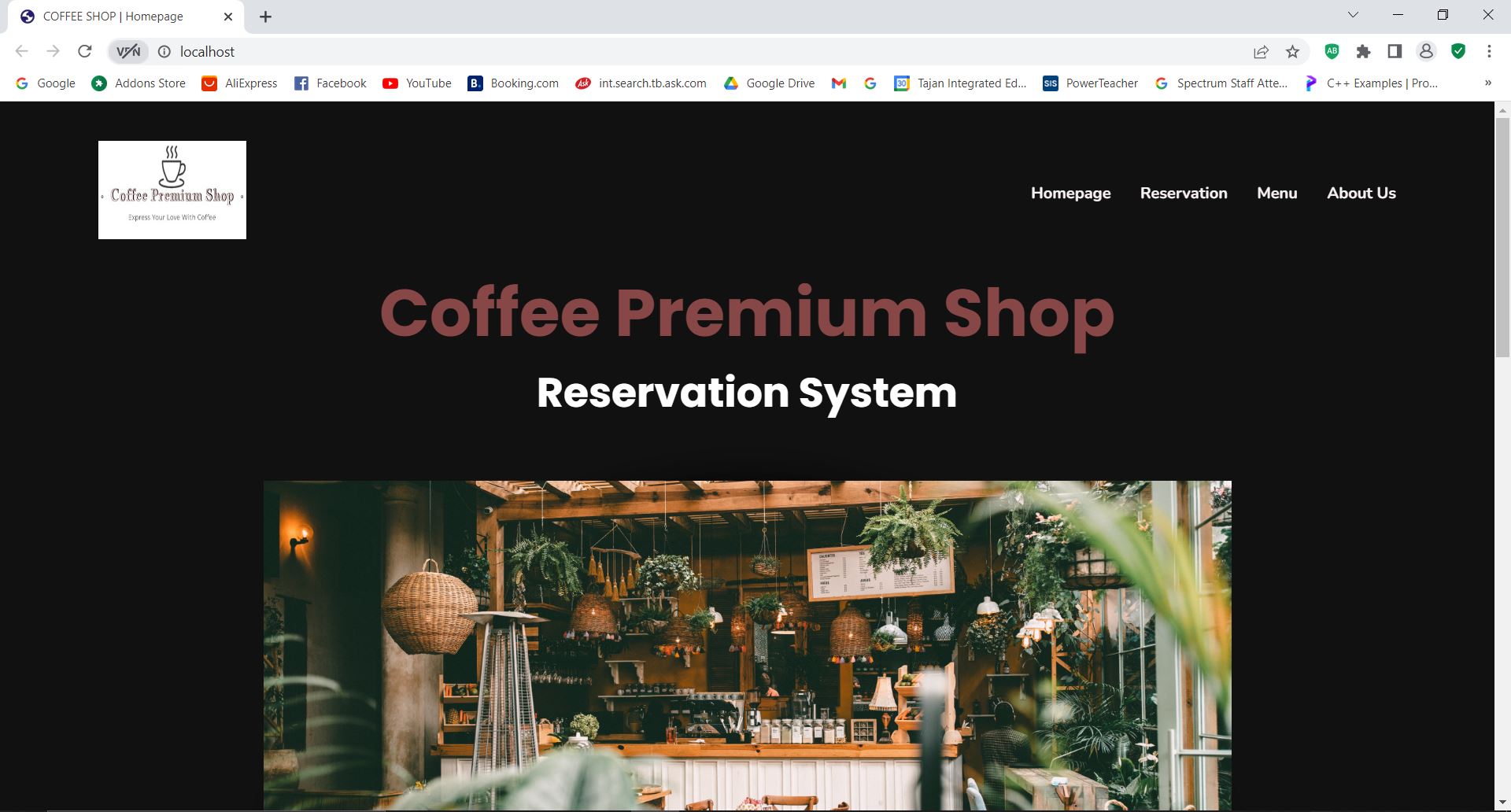 GitHub - Serena1508/Premium-Coffee-Shop-Reservation