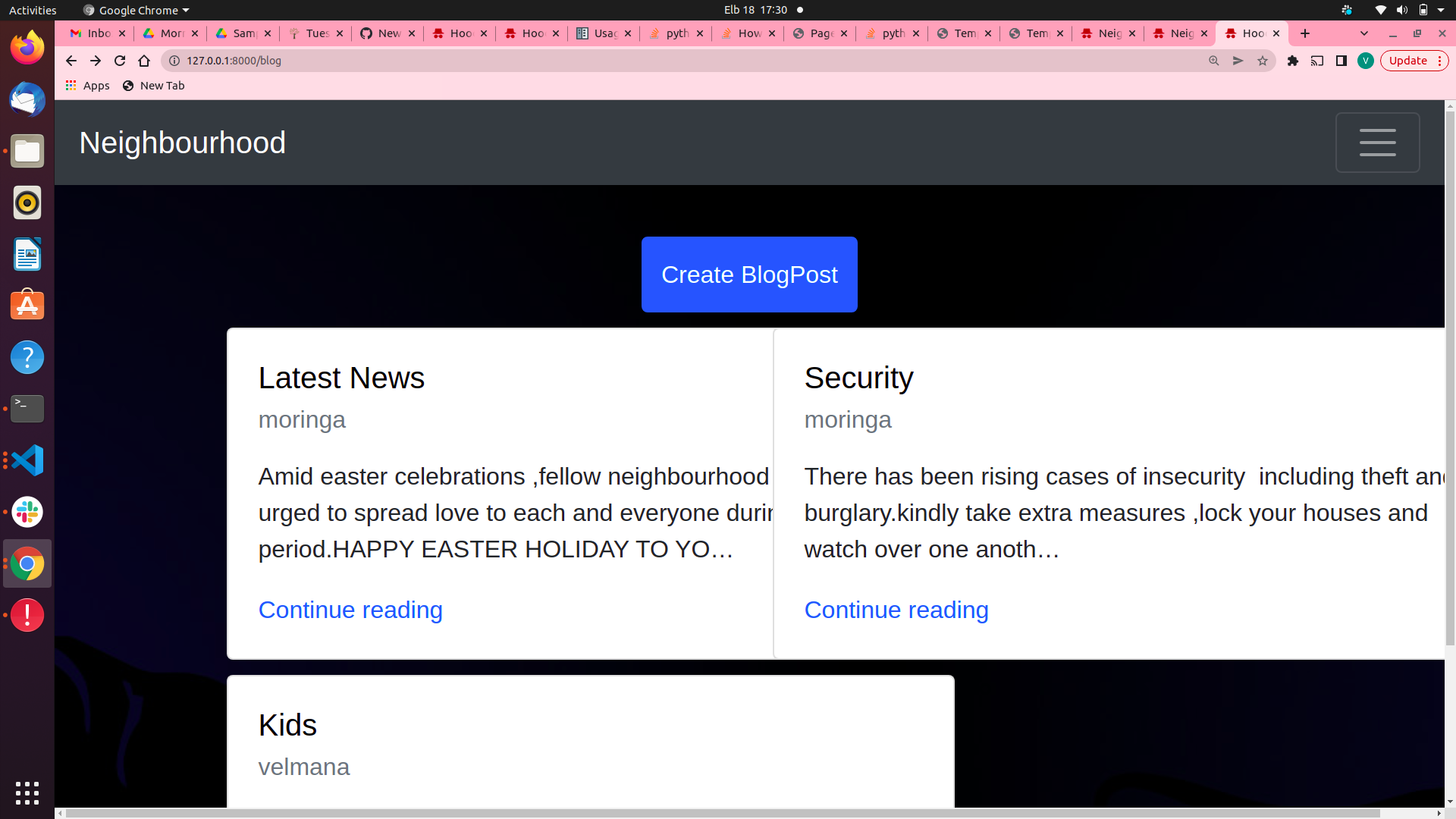 Github Vyonna6519 Neighbourhood This Is A Web Application That