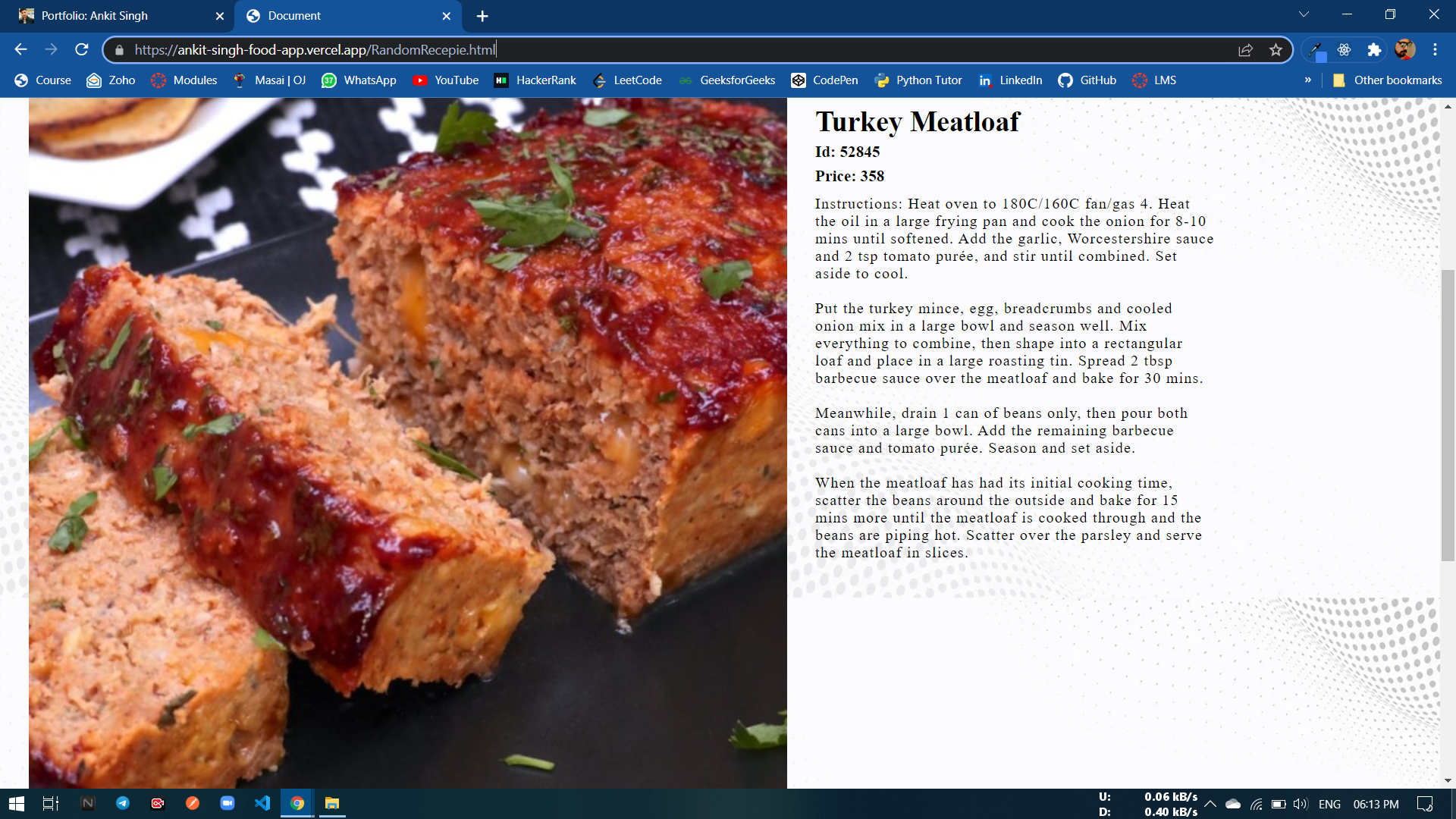 GitHub - AnkitSingh60/Food-App: I made this food website app in Masai ...