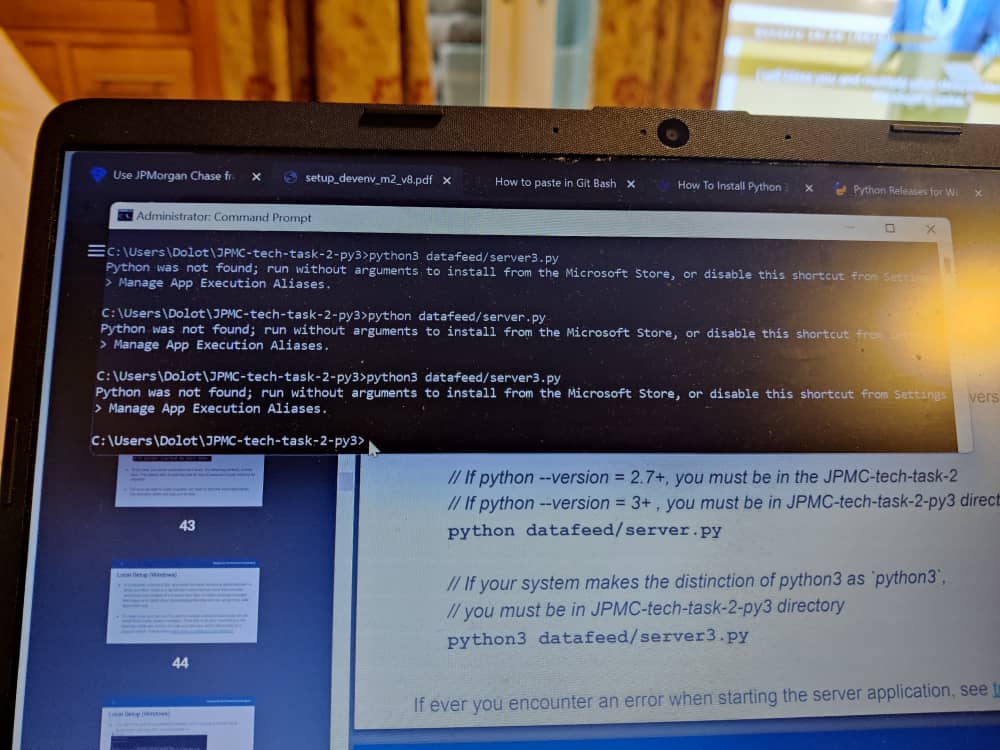 setting up the dev environment for module 2 · Issue #553 · insidesherpa ...