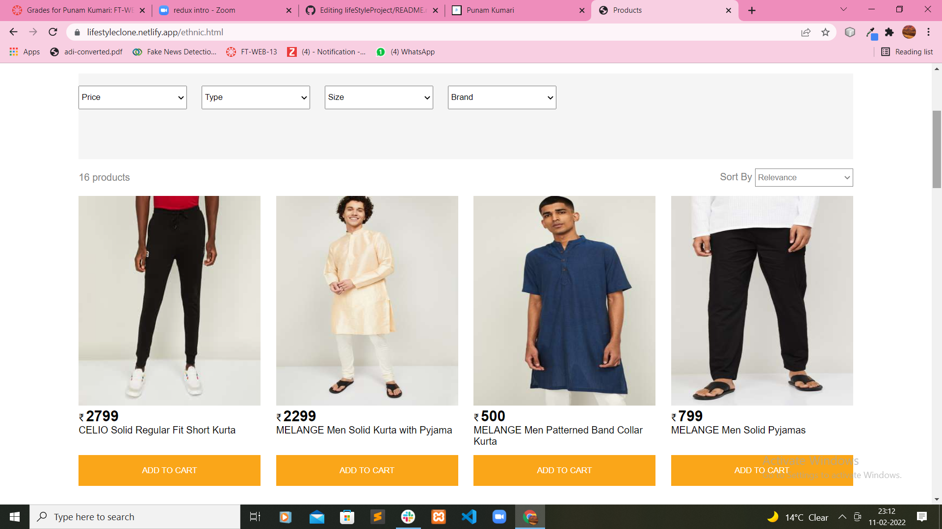 GitHub - cSahu14/lifeStyleProject: A website for fashion related ...