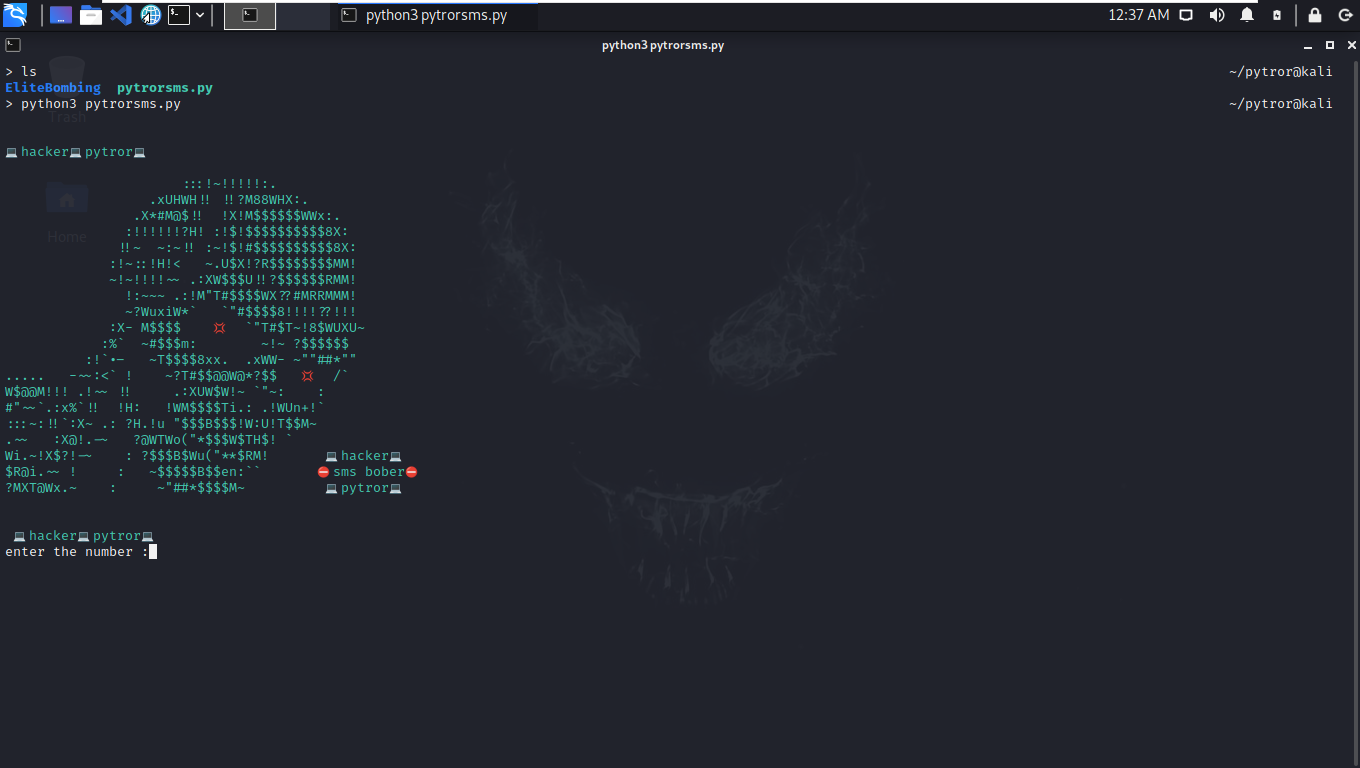GitHub - pytror/pytrorsms: sms bomber snap