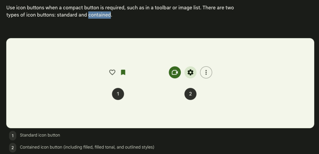 IconButton misses "contained" variant · Issue 37443 · mui/materialui