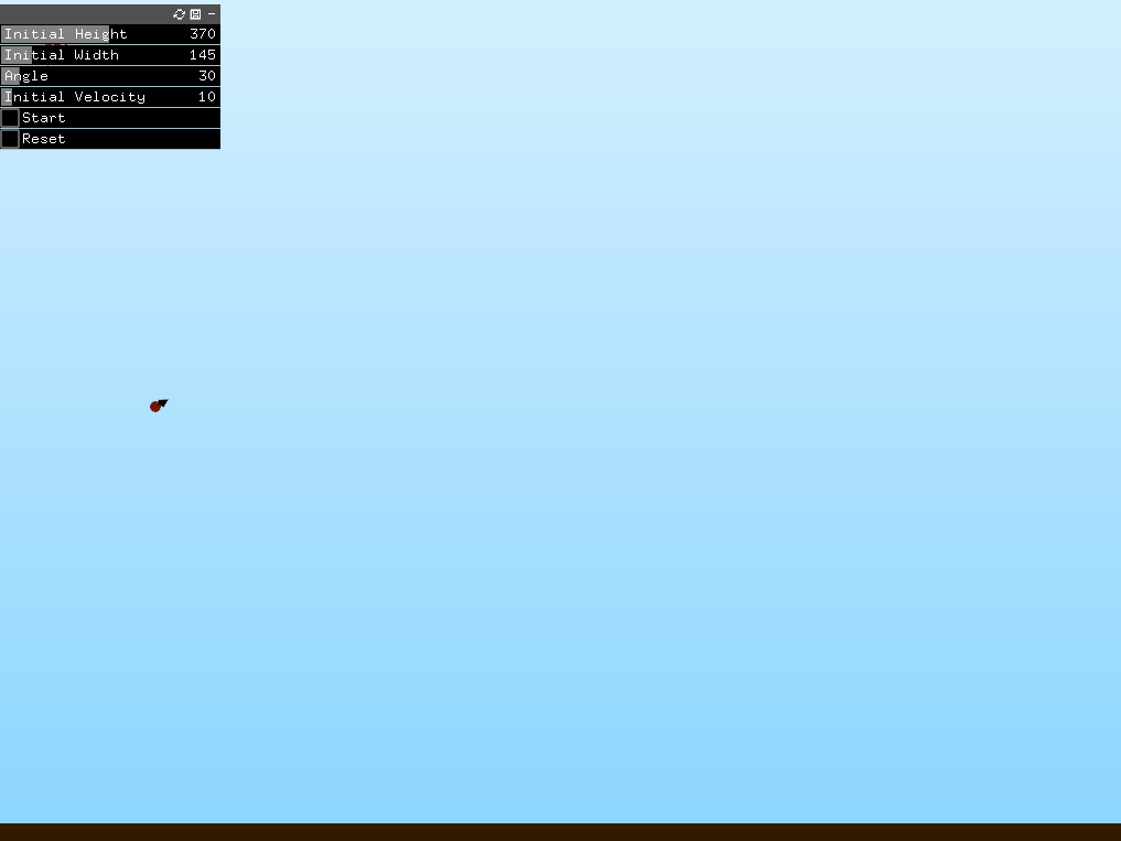 ProjectileSimDemo1