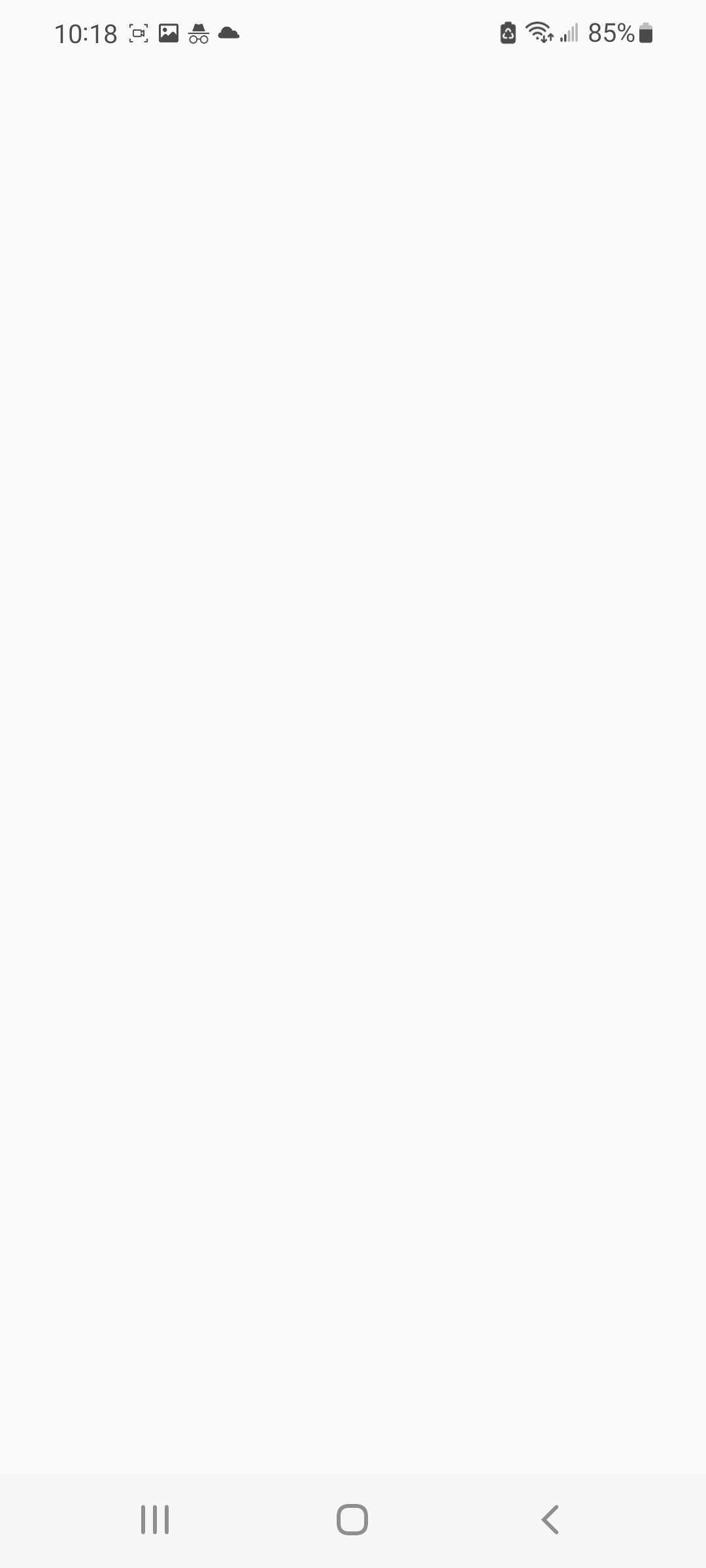 Android White screen displayed after log out · Issue 6933