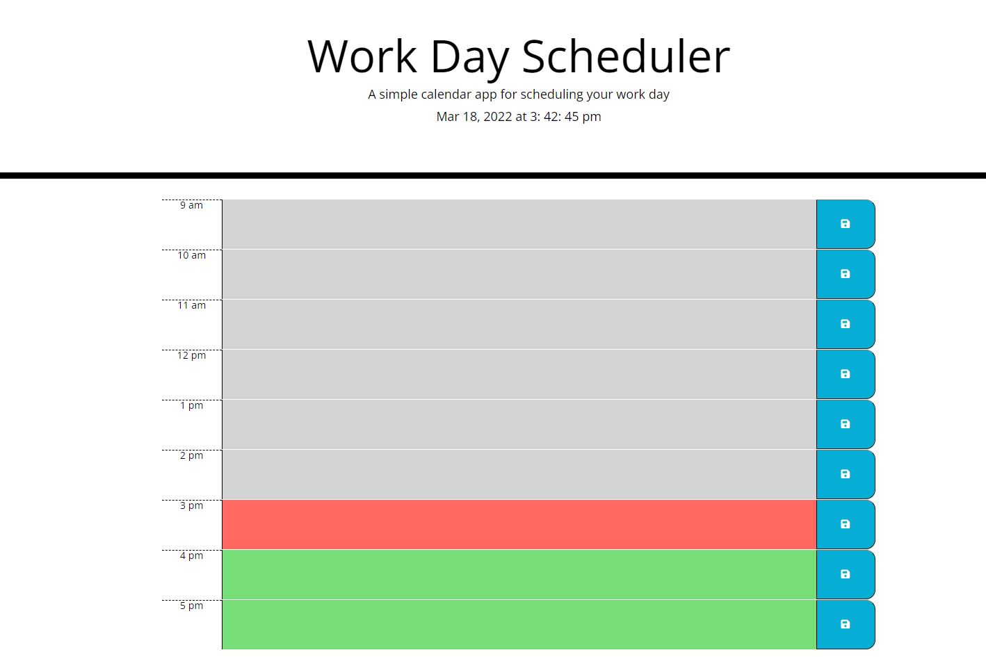 GitHub - achuv37/Color-Coded-Work-Day-Schedule