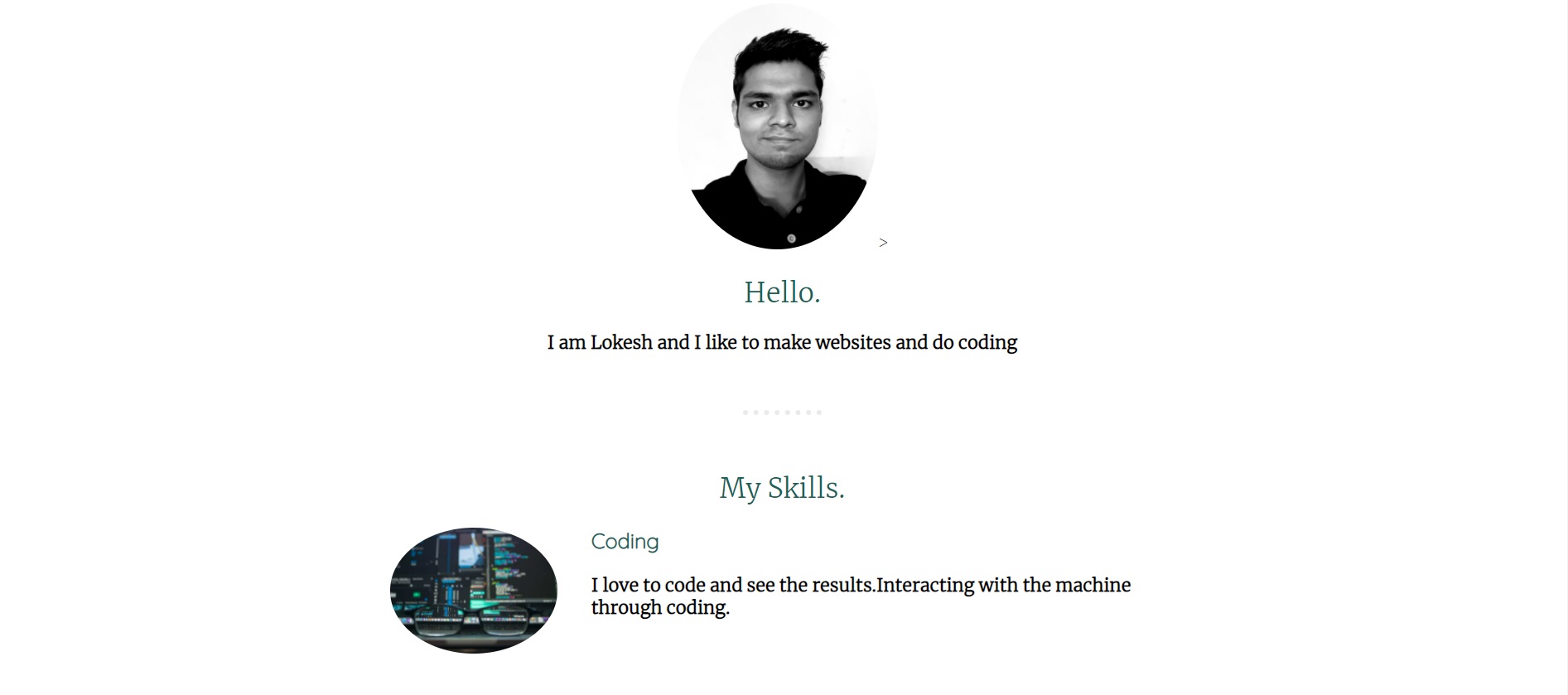 GitHub - LokeshMelkani07/CSS_personal_website: My Personal Website ...