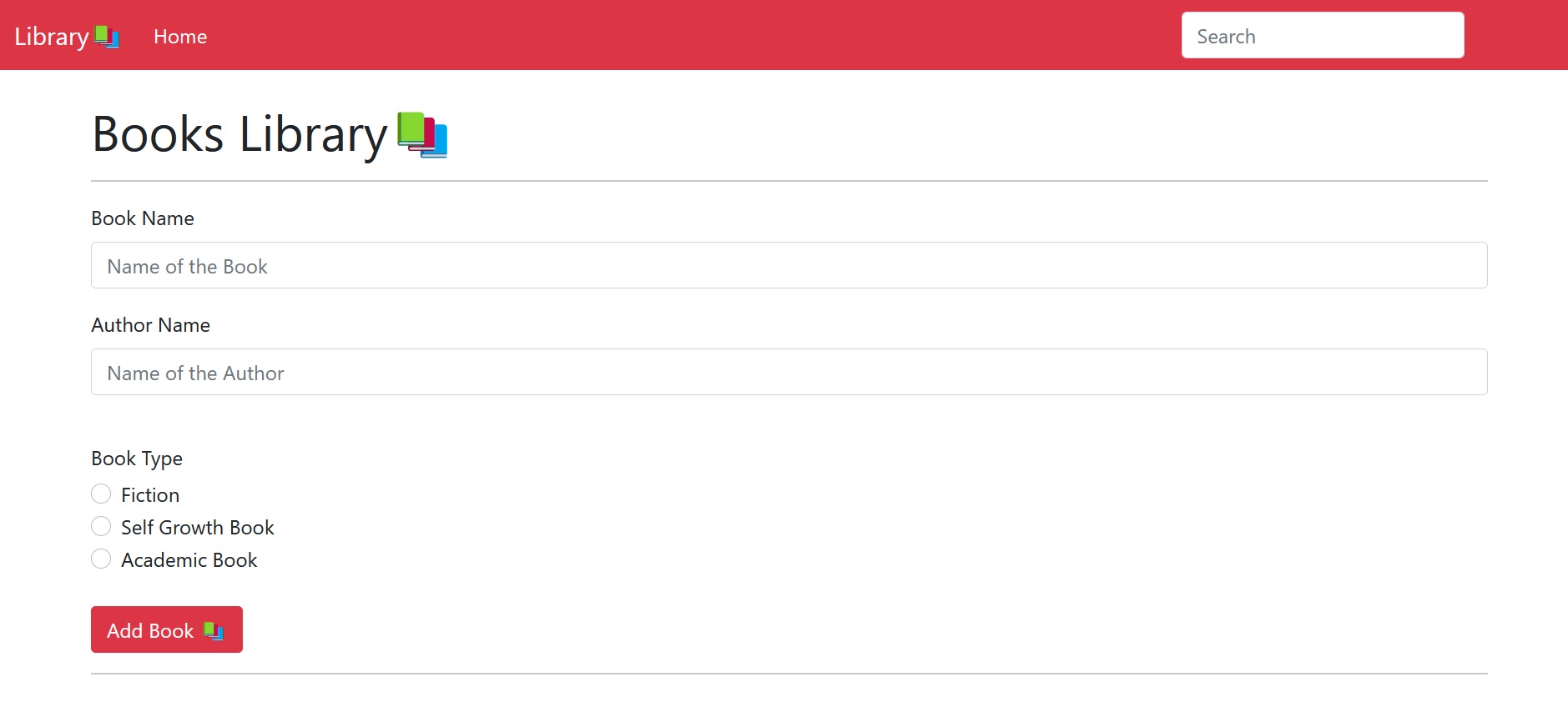 GitHub - LokeshMelkani07/MyLibrary: This Library is made using Vanilla ...