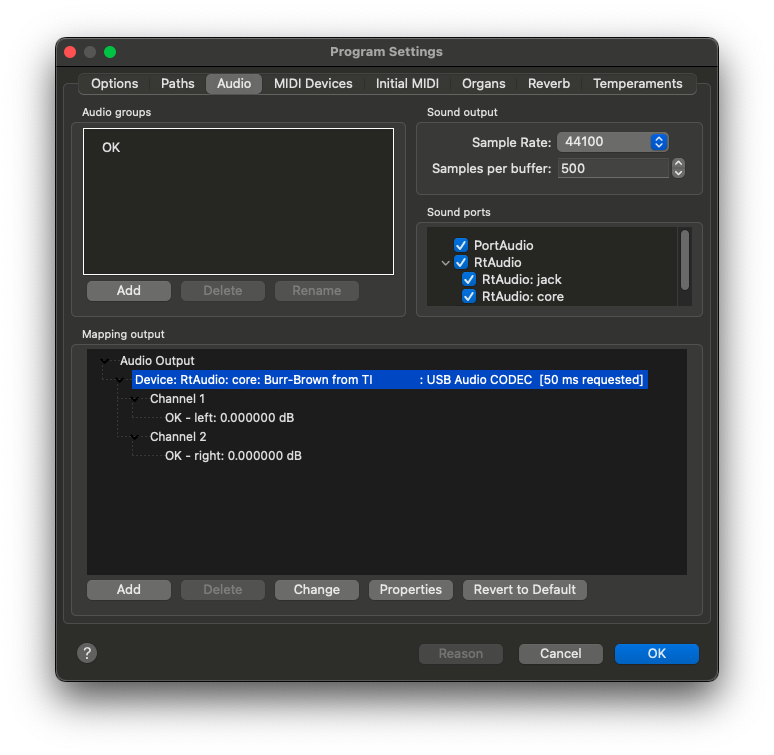 MacOS + sound card usb = invalid number of channels · Issue 1550