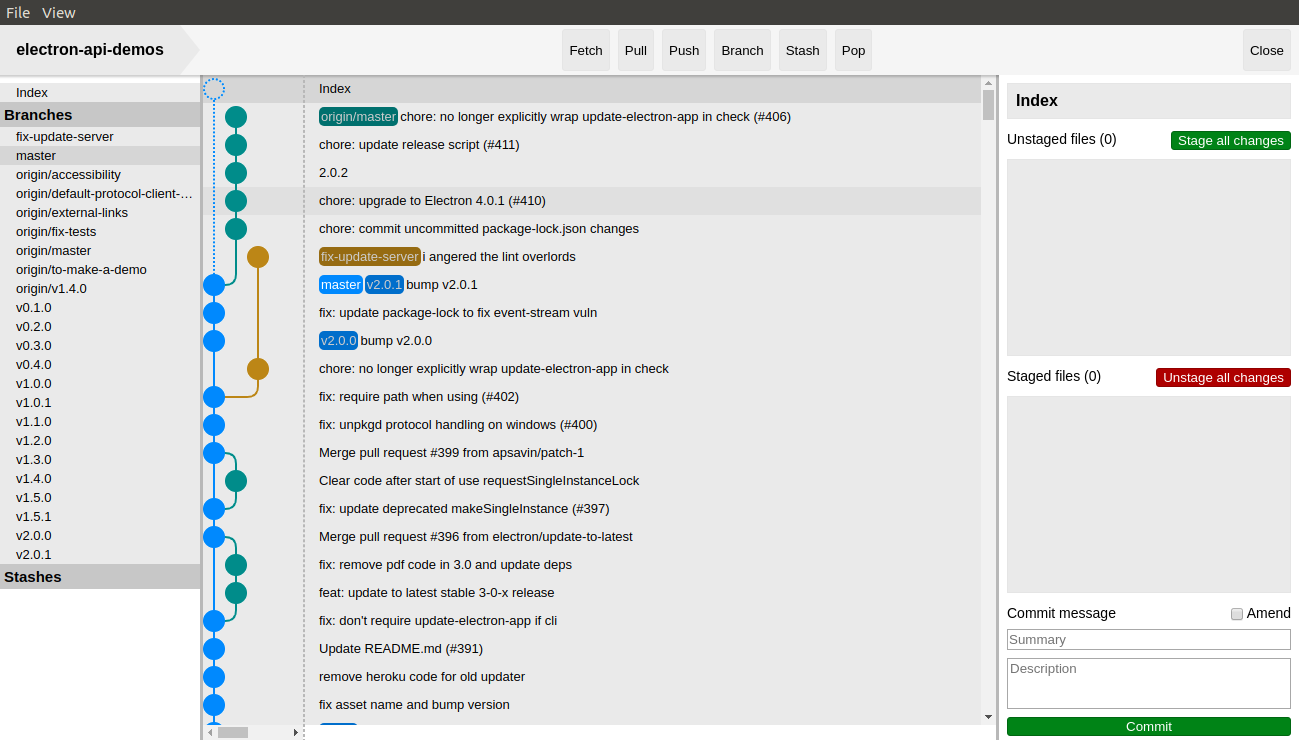 Screenshot of graph viewer