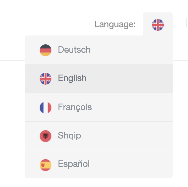 Add language selection dropdown menu in footer · Issue #448 · Uniswap ...