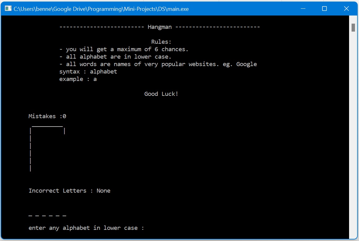 github-bennettchristopher-hangman