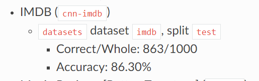 The accuracy on imdb dataset is a little low. · Issue #648 · QData ...