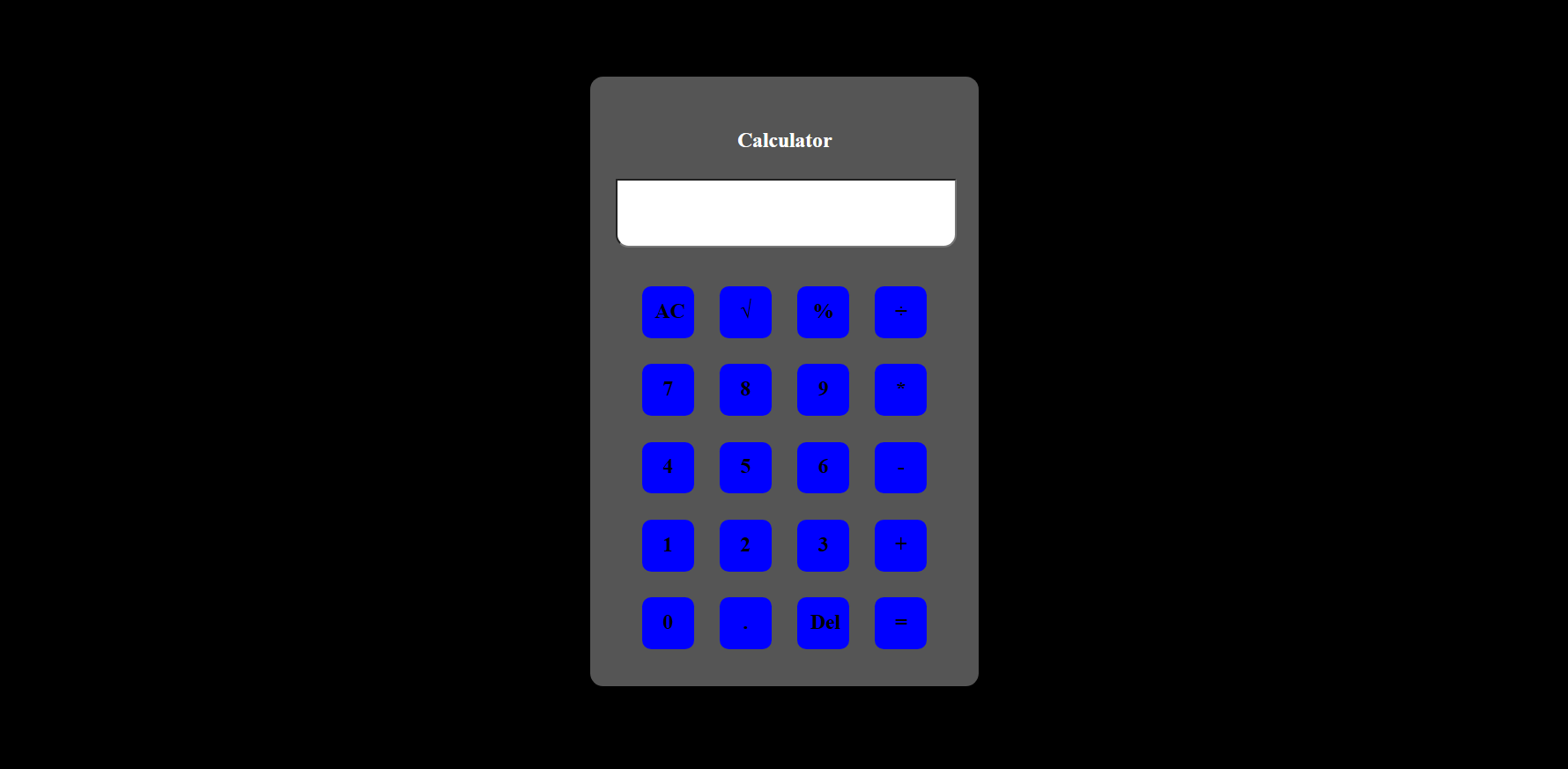 GitHub - Rohitashsingh89/Calculator: This si a calculator built by ...