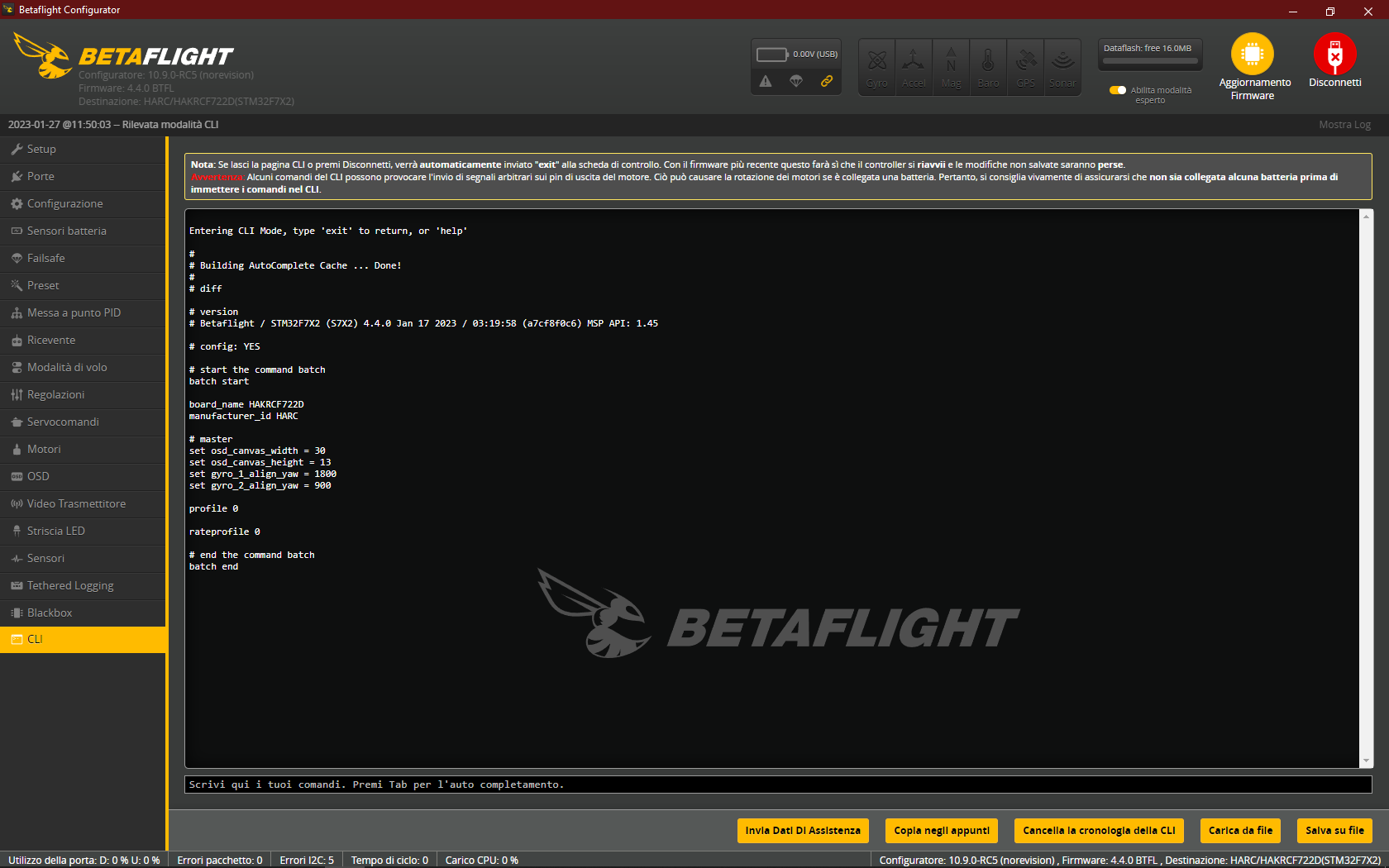 HAKRC F722D gyroscope not working in betaflight 4.4.0 · Issue 839