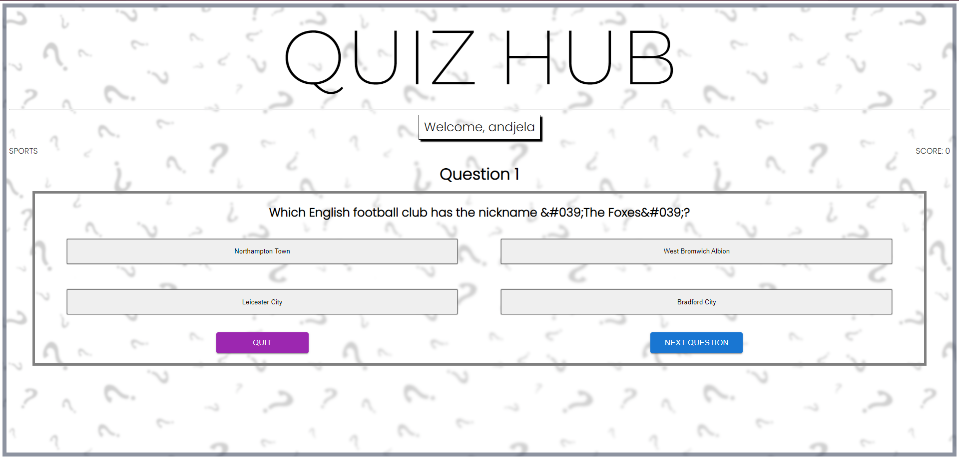 GitHub andjelaa29/reactquizapp