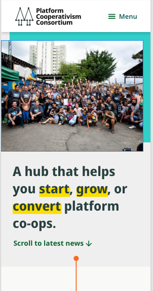 QA-Home page: Red line · Issue #45 · platform-coop-toolkit/pcc · GitHub