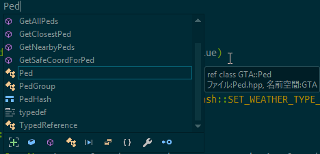 IntelliSense for cs files of SHVDN · Issue #678 · scripthookvdotnet ...