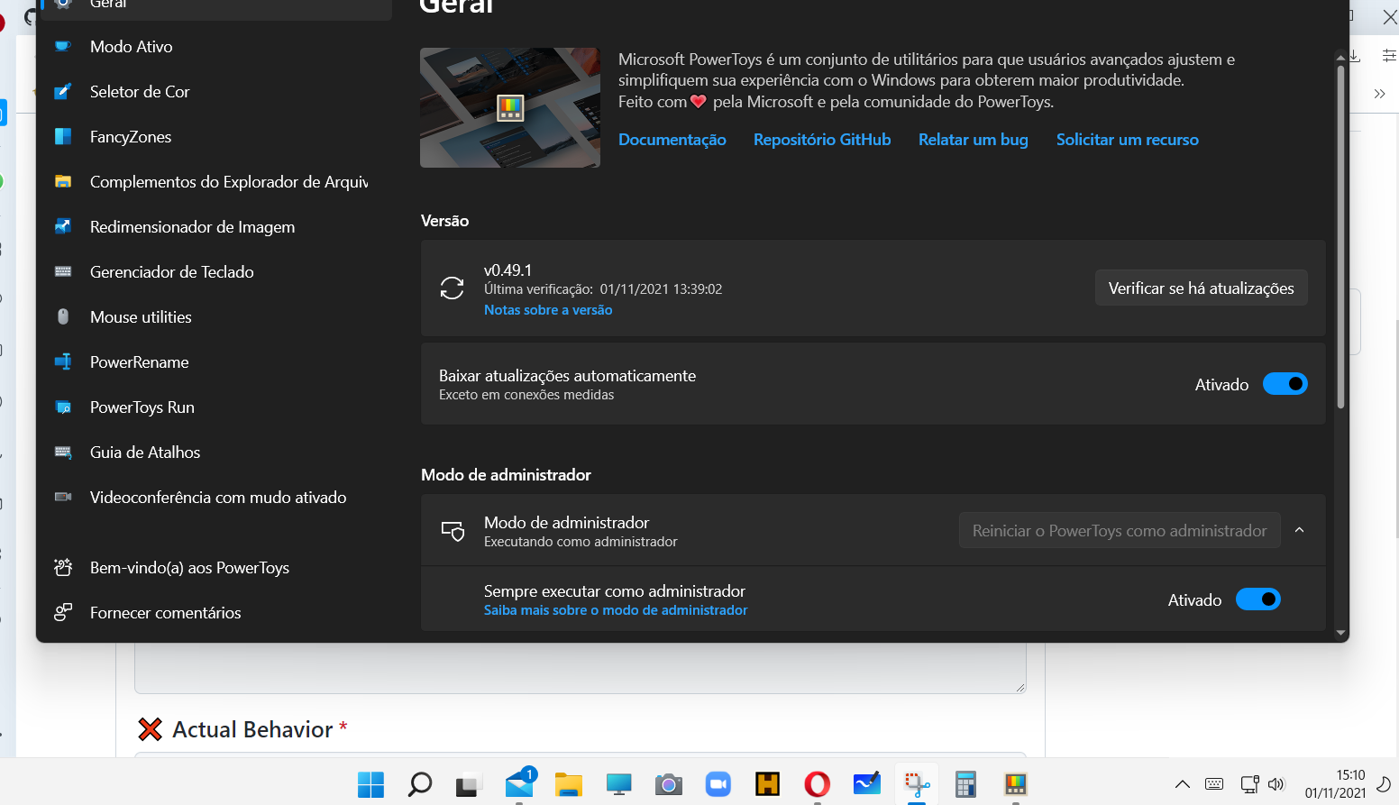Powertoys problem · Issue #14197 · microsoft/PowerToys · GitHub